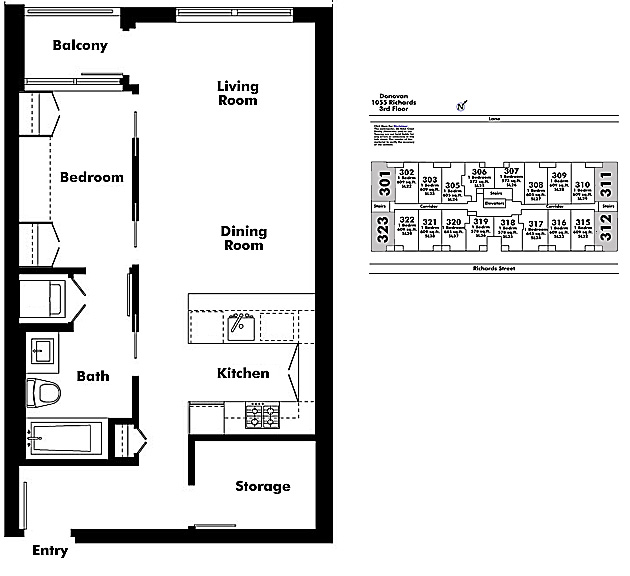 Floor plan 301