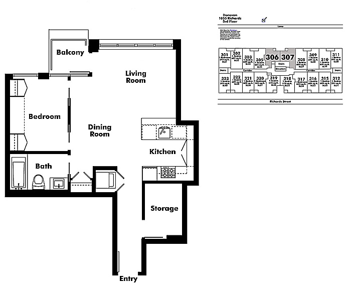 Floor plan 307