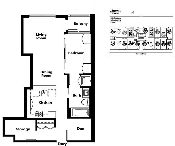 Floor plan 305