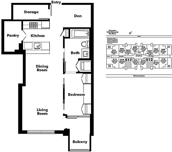 Floor plan 517