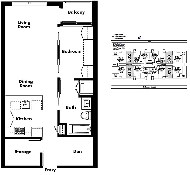 Floor plan 508