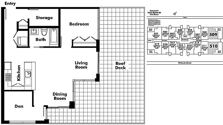 Floor plan 509