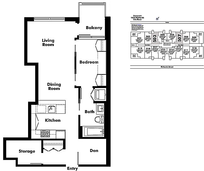 Floor plan 507