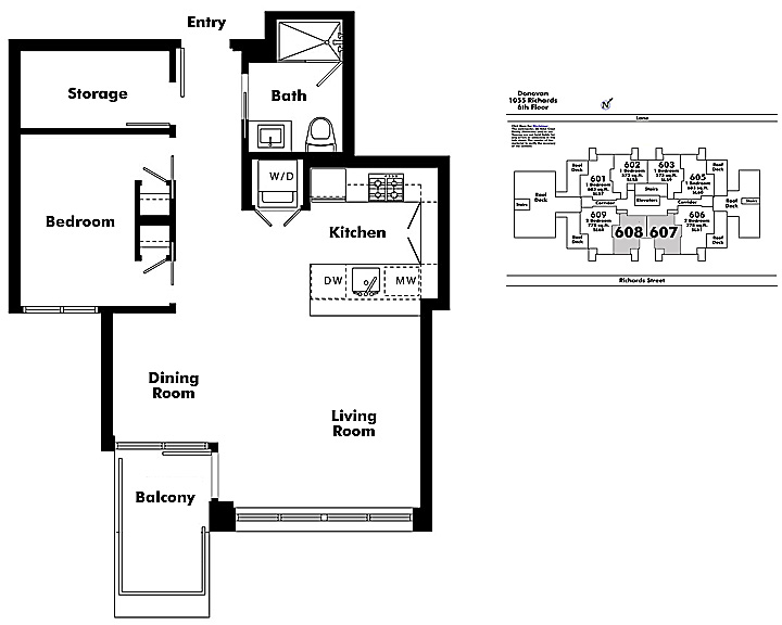 Floor plan 607