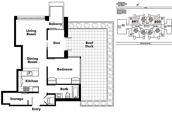 Floor plan 601