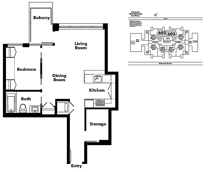 Floor plan 602