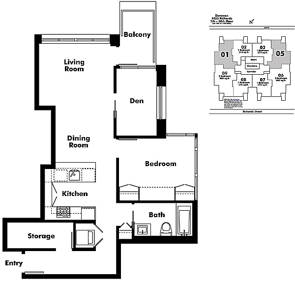 Floor plan 705