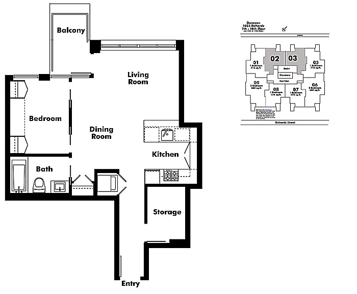 Floor plan 702