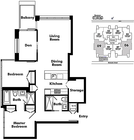 Floor plan 809