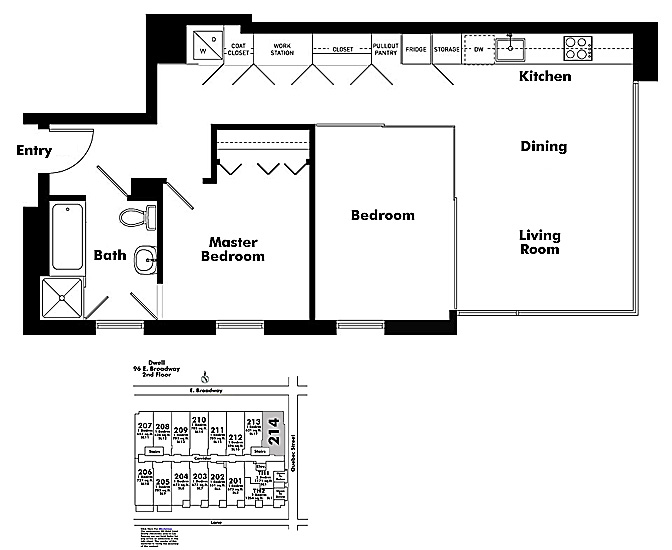 Floor plan 214