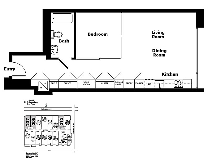Floor plan 207