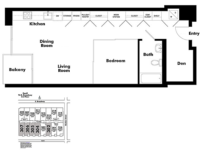 Floor plan 304