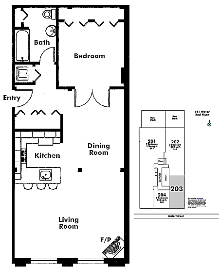 Floor plan 203
