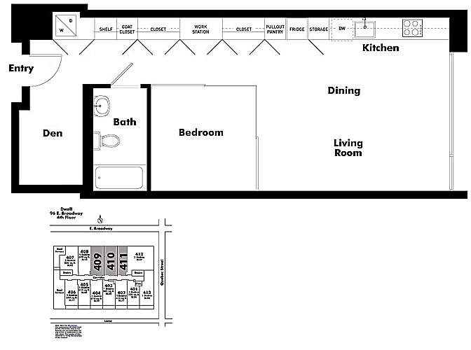 Floor plan 408