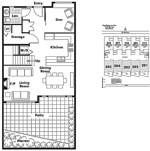Floor plan 204