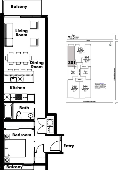 Floor plan 301