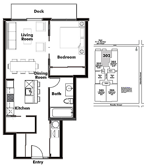 Floor plan 302