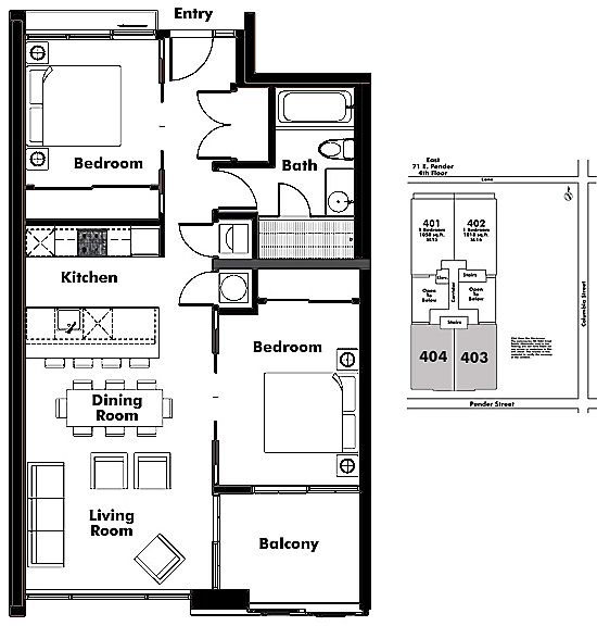 Floor plan 403
