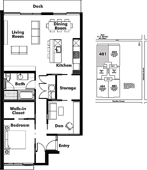 Floor plan 401
