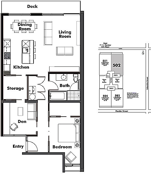 Floor plan 502
