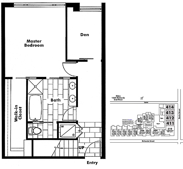 Floor plan 412