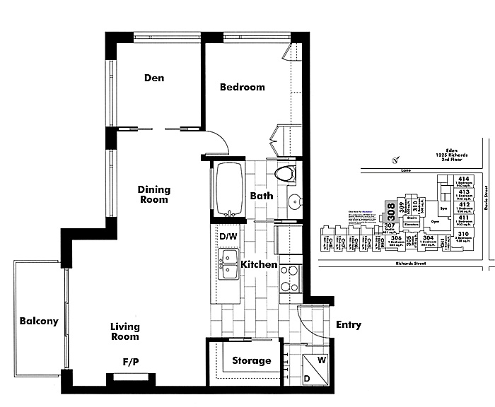 Floor plan 308