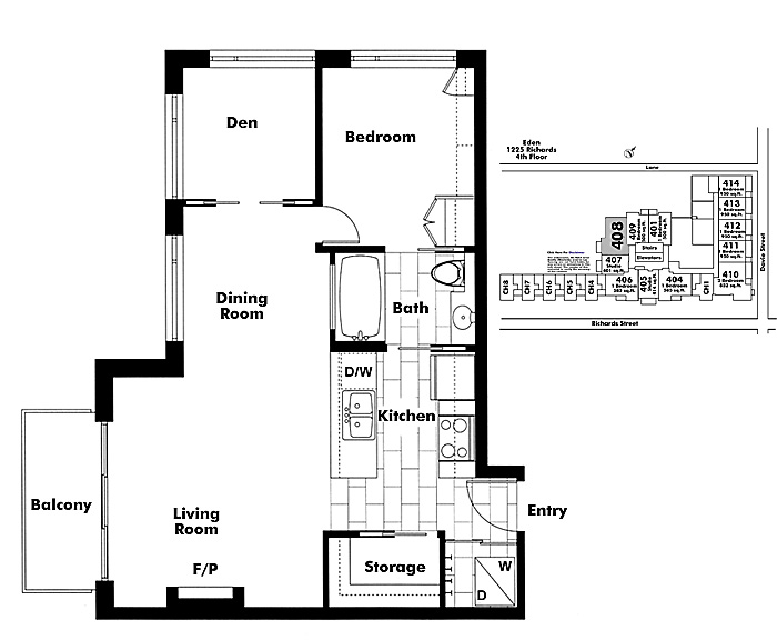 Floor plan 408