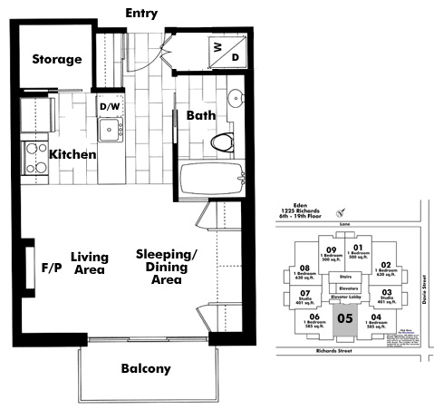 Floor plan 705