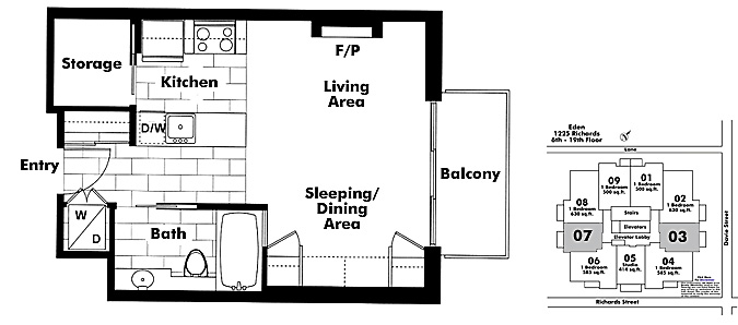 Floor plan 1007