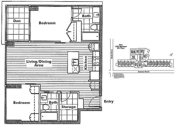 Floor plan 406