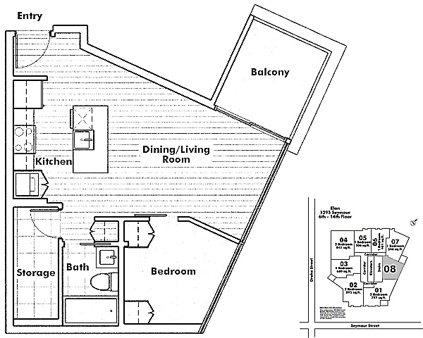 Floor plan 608