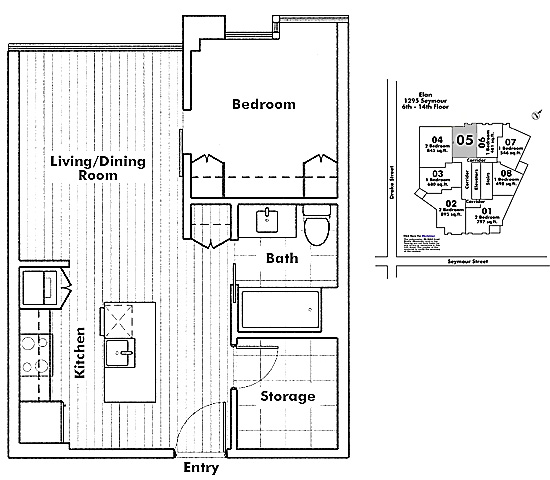 Floor plan 605