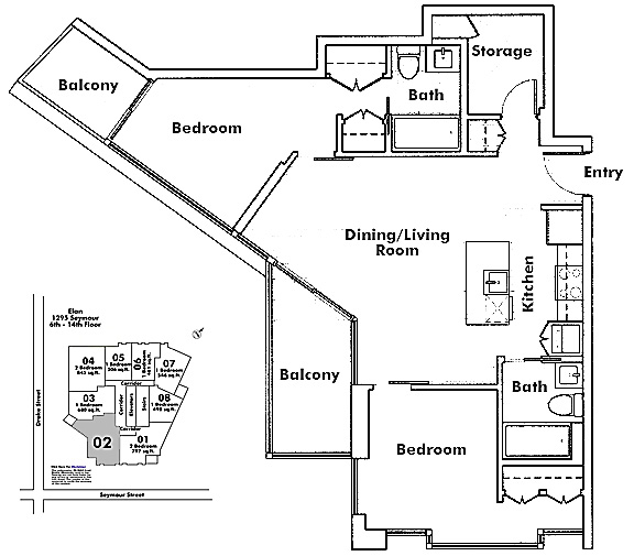 Floor plan 602