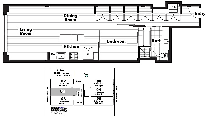 Floor plan 401