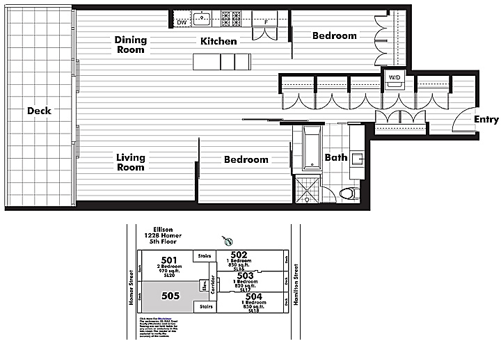 Floor plan 505