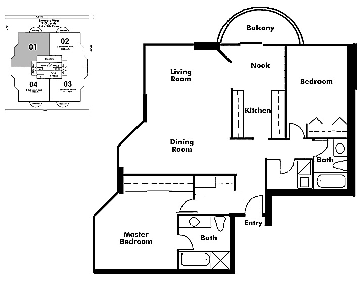 Floor plan 401