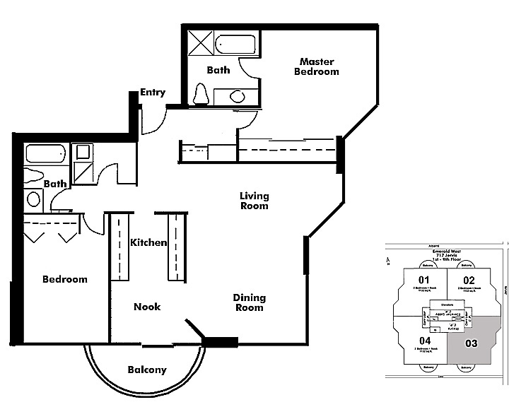 Floor plan 203