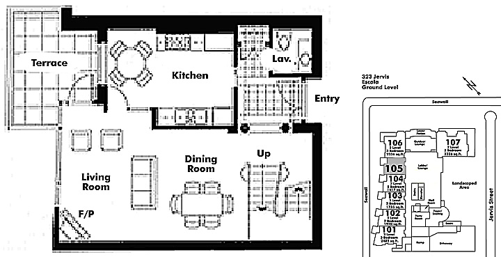 Floor plan 105