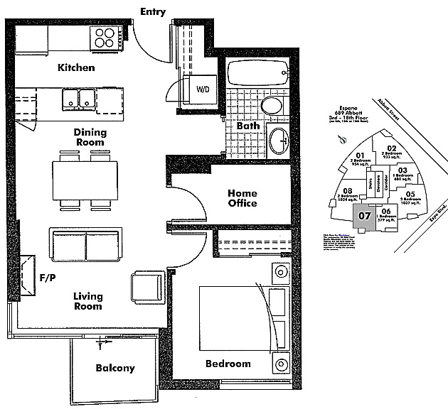 Floor plan 607