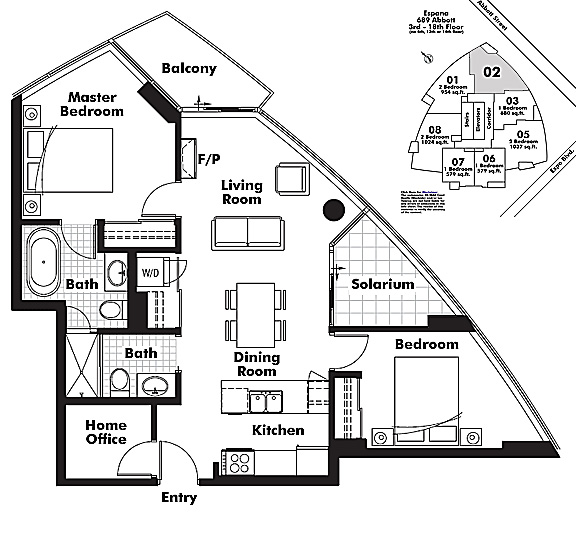 Floor plan 602