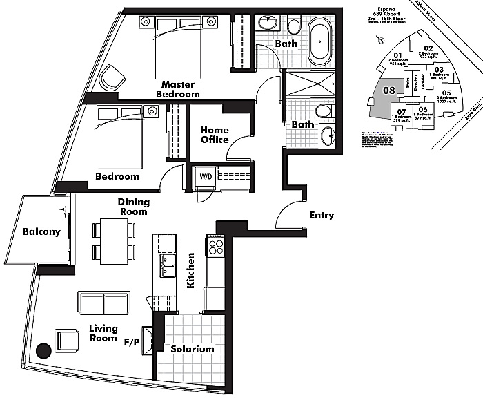 Floor plan 708