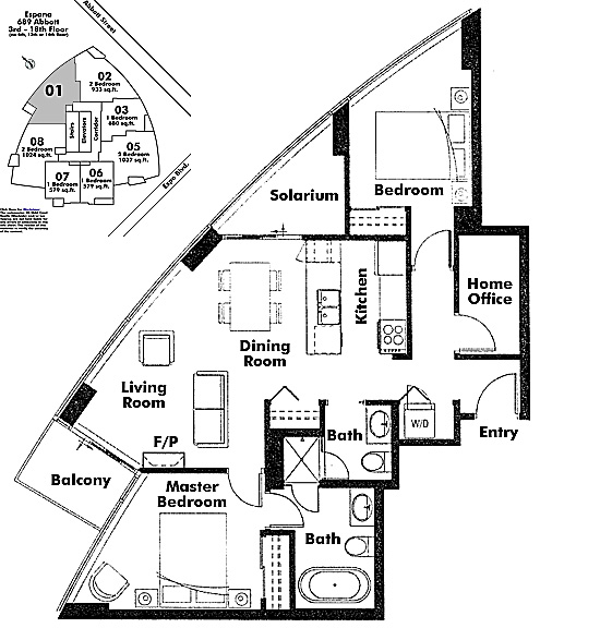 Floor plan 701