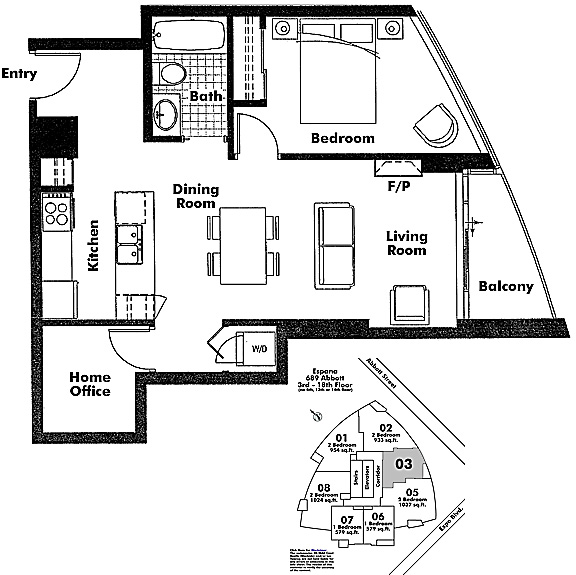 Floor plan 603