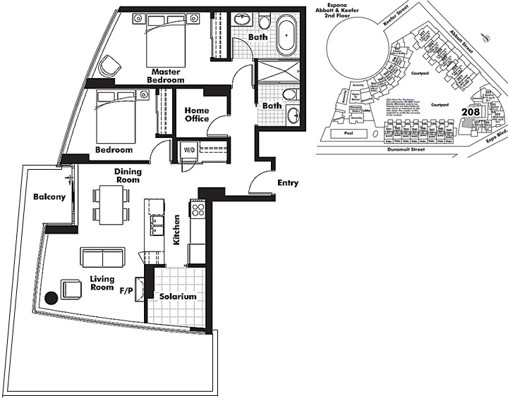 Floor plan 208