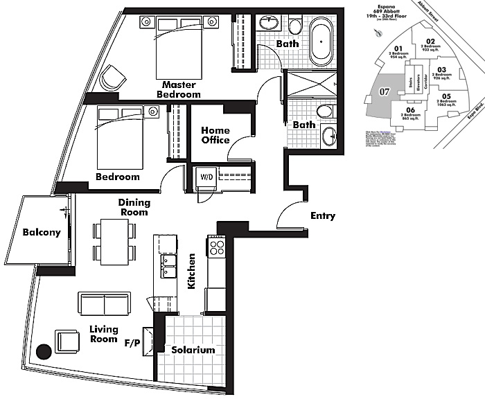 Floor plan 2307