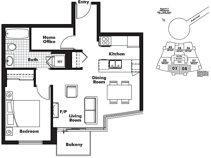 Floor plan 601