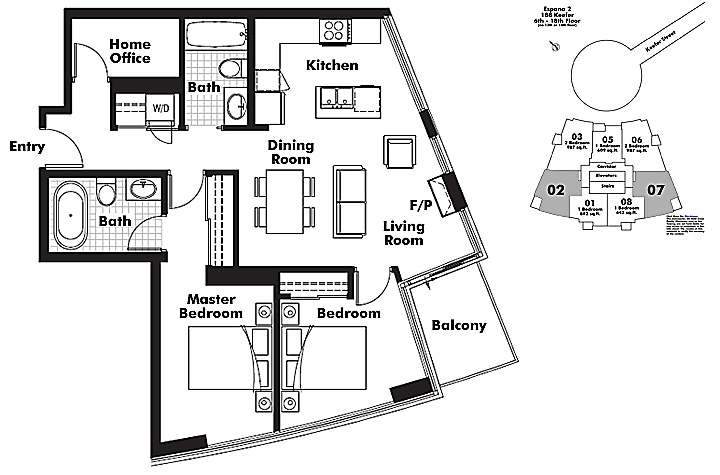 Floor plan 602