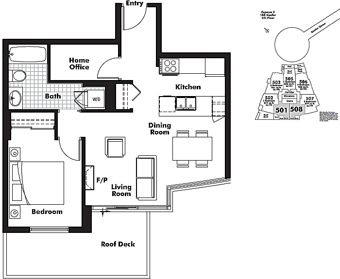 Floor plan 508