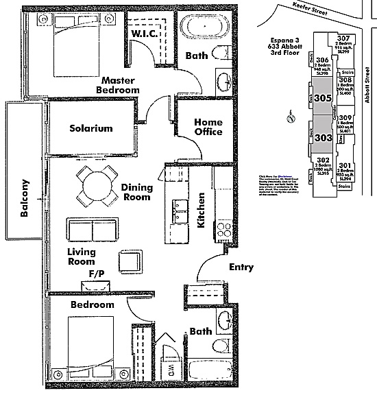 Floor plan 303