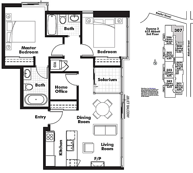 Floor plan 307
